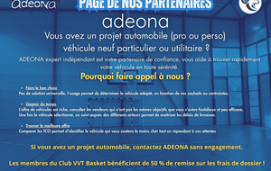 ODEONA nouveau partenaire du VAC Basket
