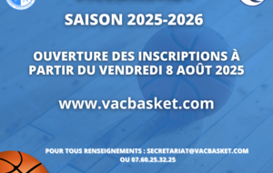 INSCRIPTION SAISON 2025-2026