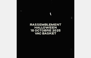 Fête d'Haloween école de mini Basket du VacBasket