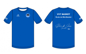 maillot école de basket 4 ans
