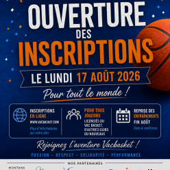 Inscription pour la saison 2026/2027